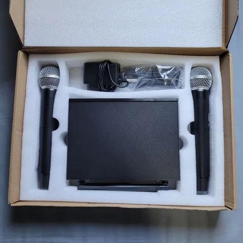 Microfone sem Fio Duplo