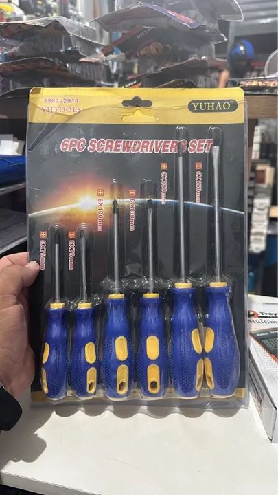 Jogo de chave 6 em 1 com fenda / Philips