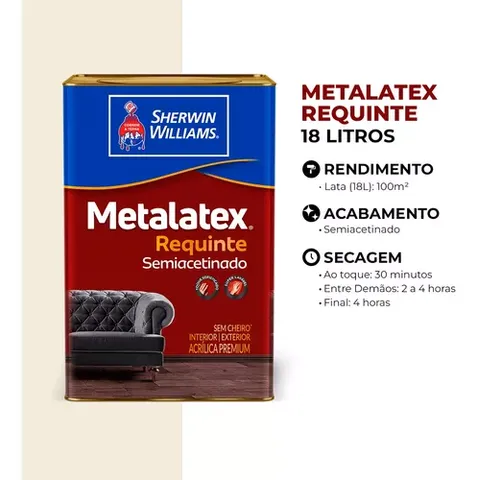 Tinta Acrílica Metalatex Requinte Semi Acetinada Lata