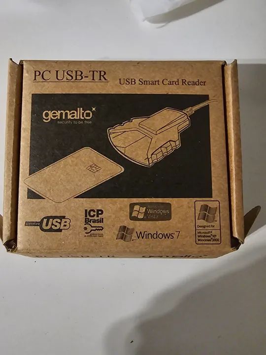 5 unid Leitor E Gravador De Cartão Smart Card Gemalto