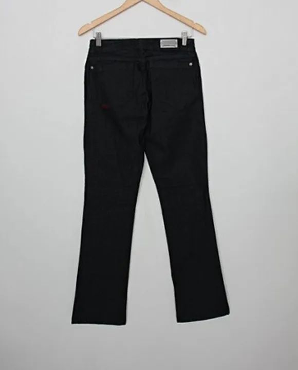 CALÇA DE SARJA ELLUS MASCULINA PRETA RETA - Foto 2