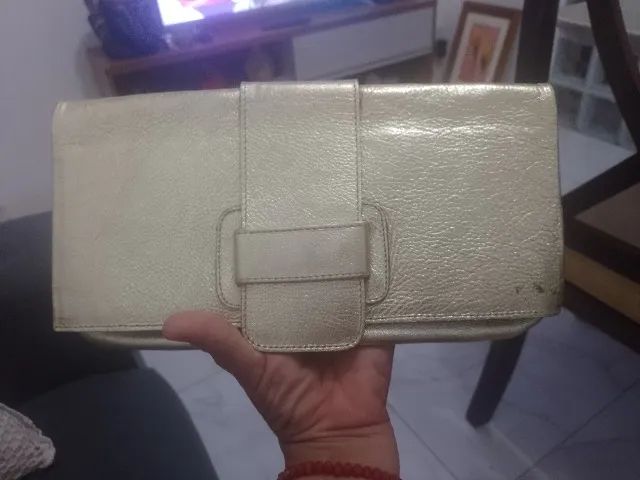 Linda bolsa carteira de m o Arezzo couro Bolsas malas e