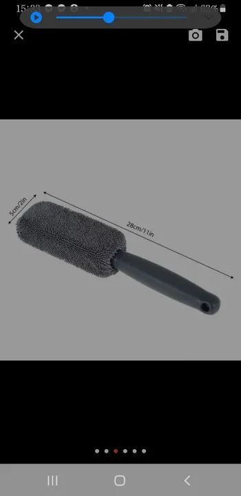 Escova microfibra para limpeza bikes