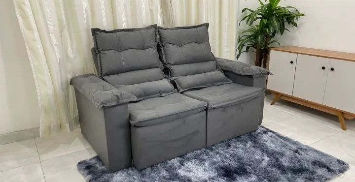 Sofá Retrátil e Reclinável Trento - Foto 3