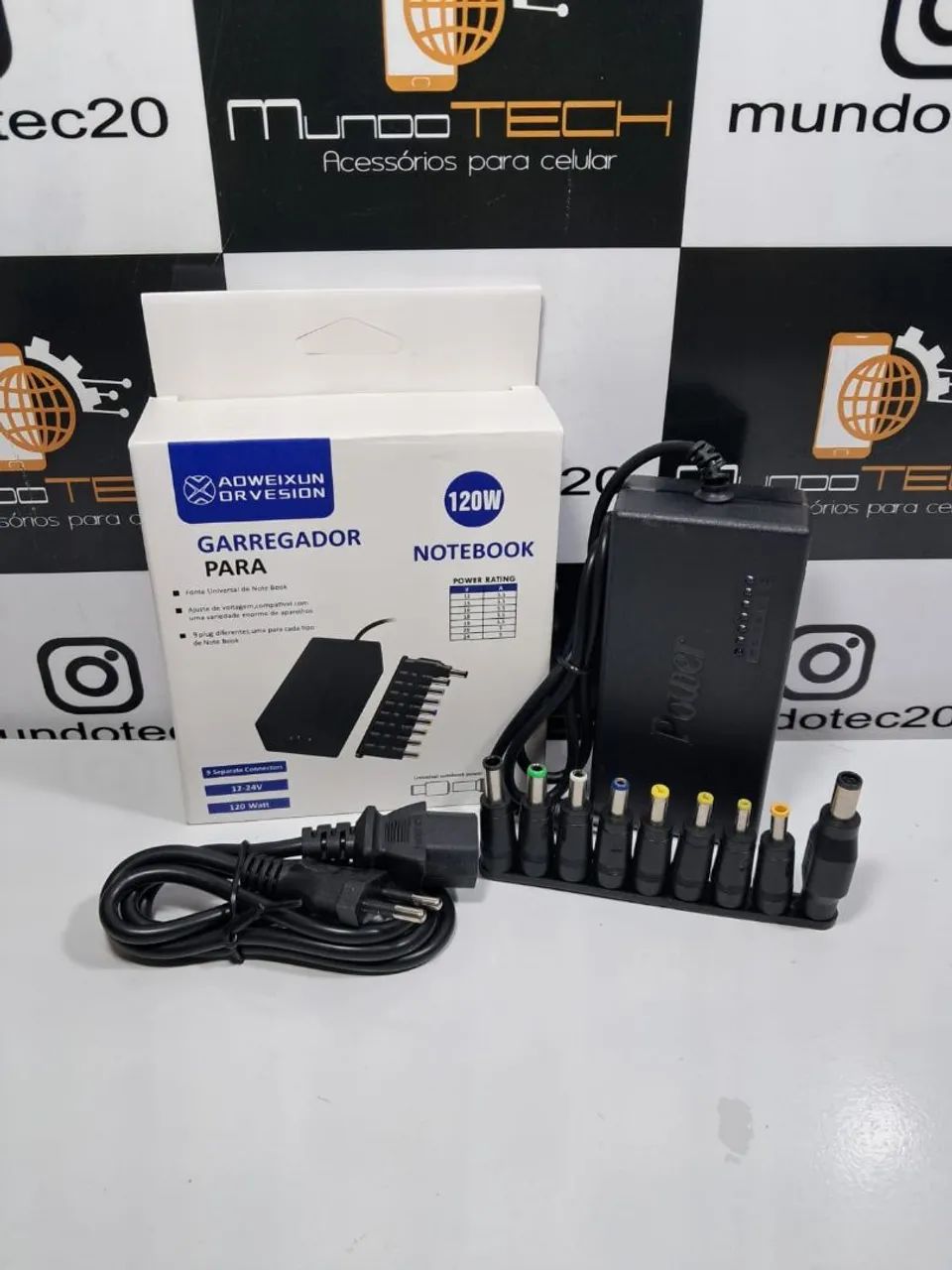 Carregador Universal para Notebook 120W