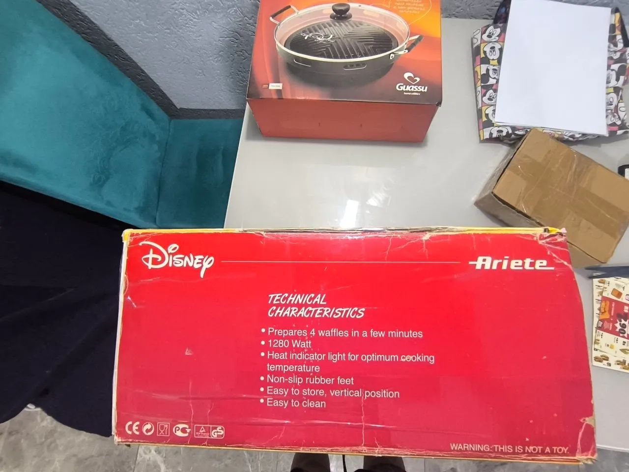 Máquina de wallfer Mickey Raríssima item de colecionador Super Promoção  - Foto 3