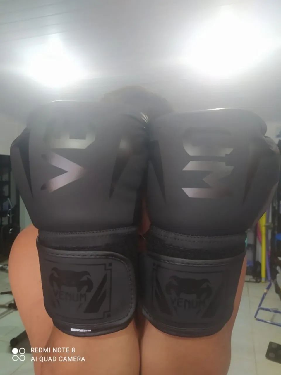Luva Venum 12 Oz preta