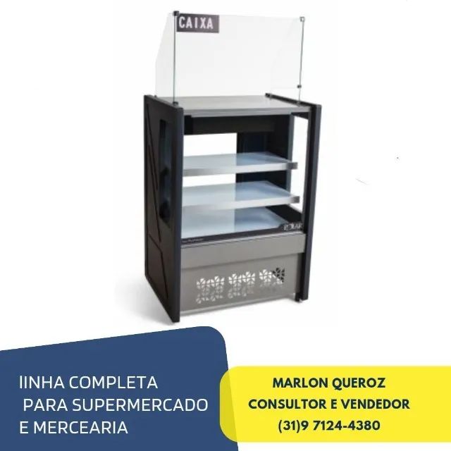 Balcão Caixa Polar 80CM Novo