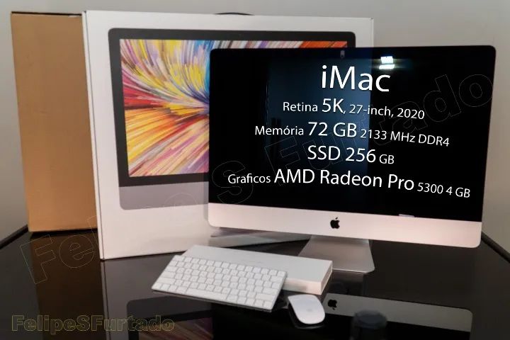 Apple iMac 5k 2020★i5/8GB/SSD 256GB/5300 iMac 27 2020 Retina 5k Intel Core I5 3,1 GHz 256 GB | MercadoLivre
