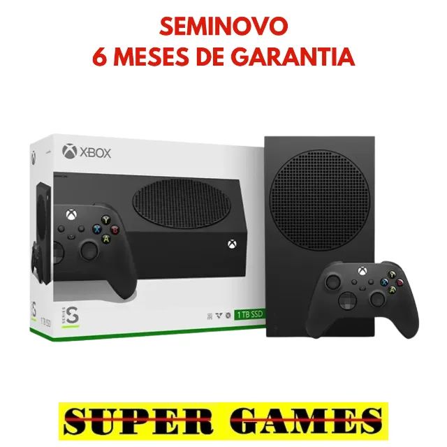 Xbox Series S 1TB impecável, AvaliamosTroca, loja física desde 2004, próximo ao Metrô.