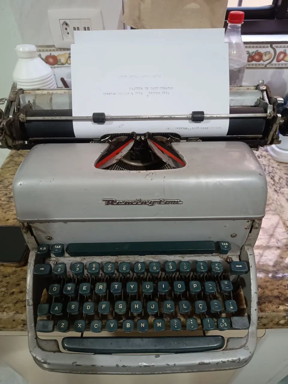 Máquina de datilografar Remington. Funcionando  - Foto 2