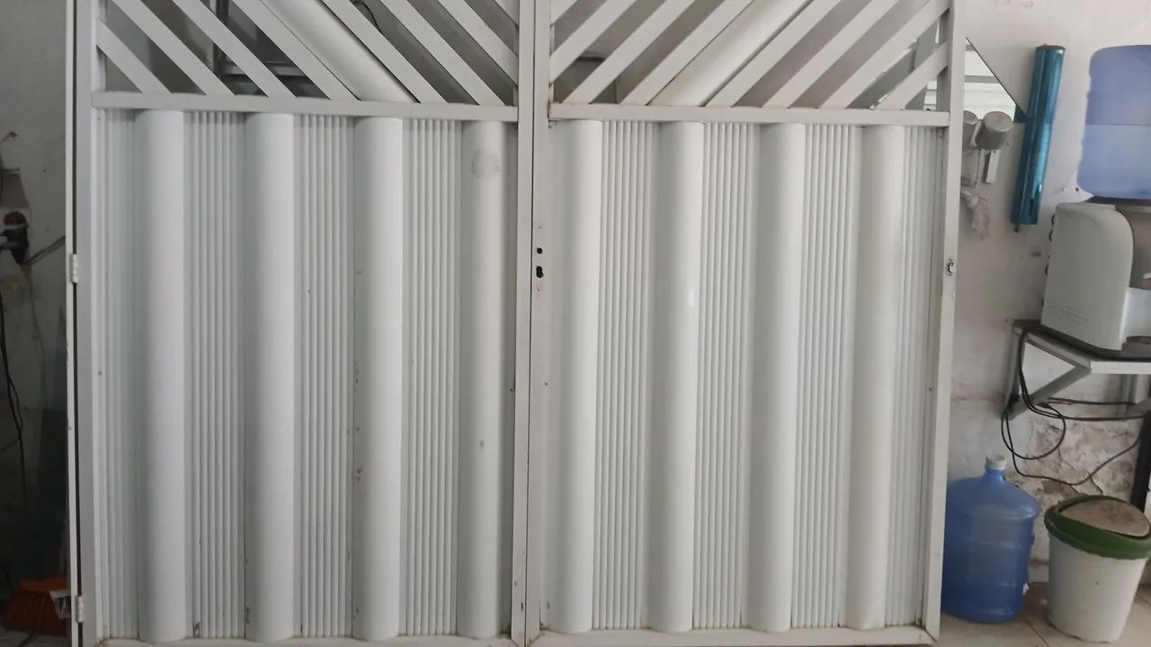 Portão de alumínio branco  - Foto 4