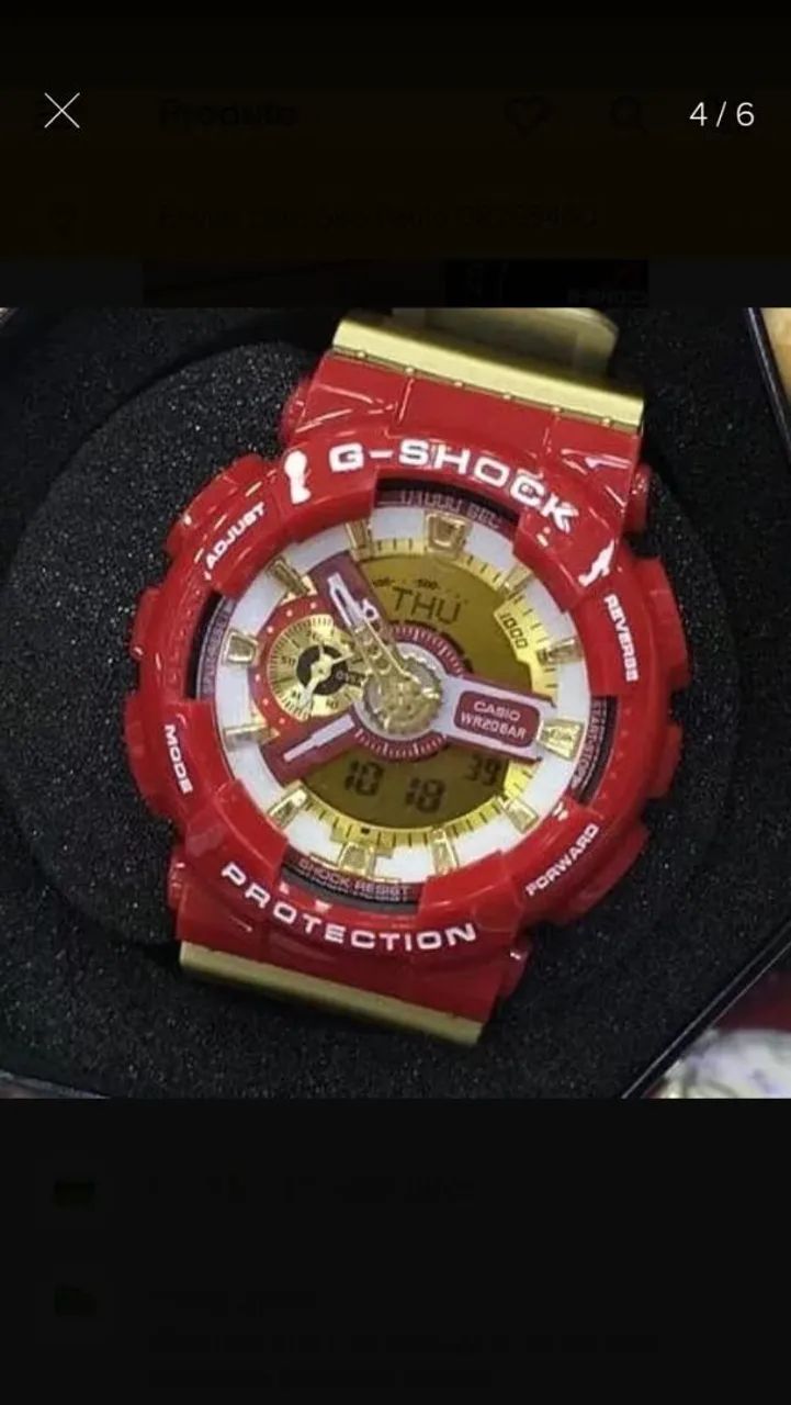 Relógio G-Shock Iron Man Edição Limitada - Foto 5