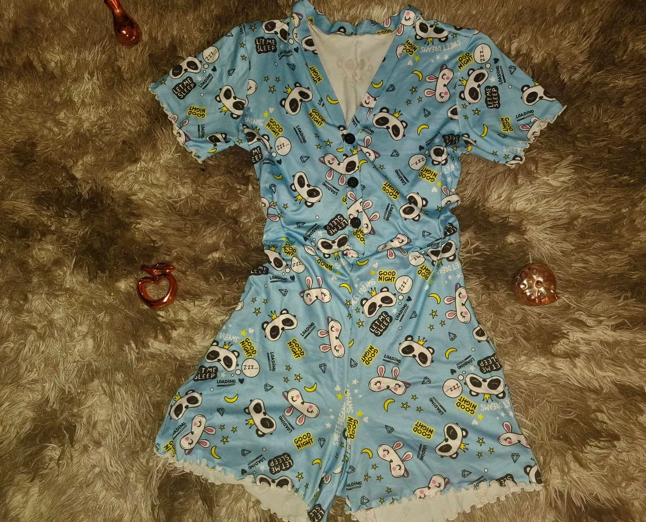 Pijama macaquinho suede  - Foto 4