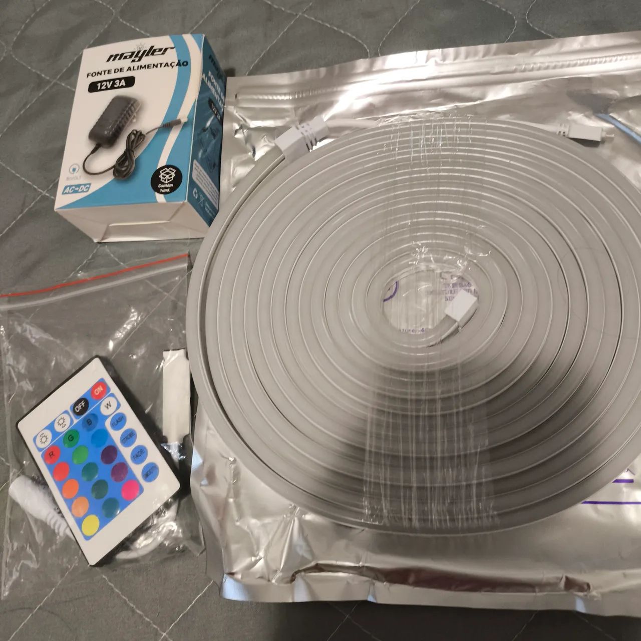 Fita LED tipo mangueira (siliconada) - 5 metros