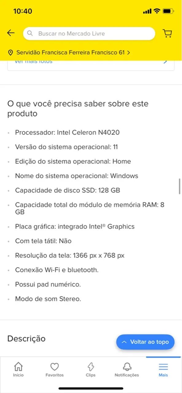 Notebook Positivo com Lumina Bar - c15  - Foto 3