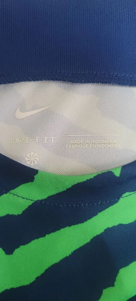 Camisa Brasil 2023 - Verde e Azul - Foto 4