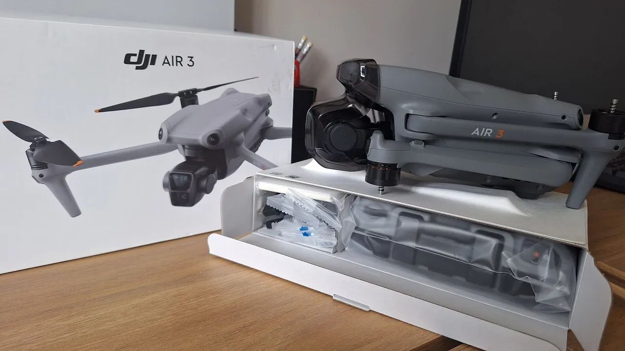 Drone DJI Air 3 - Novo - Foto 3