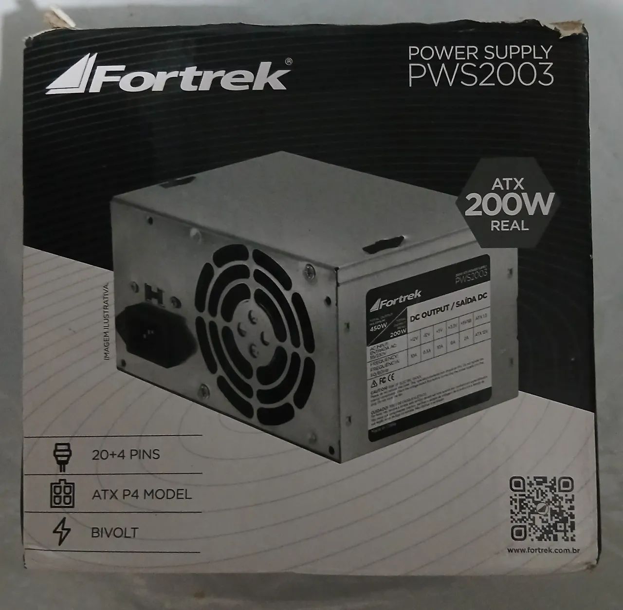 Fonte Desktop 200w 1.3v