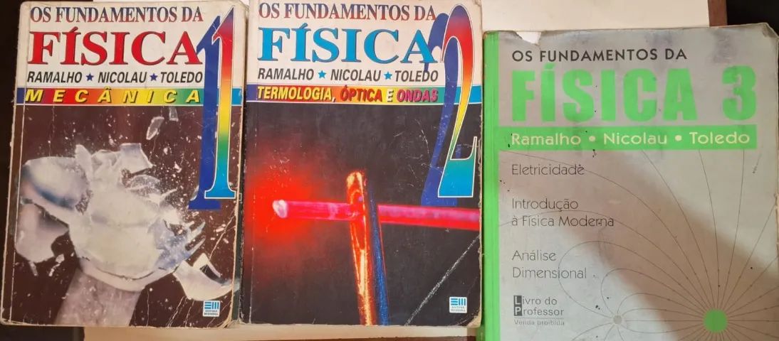 Fundamentos da física Ramalho volumes 1,2,3 - Foto 3