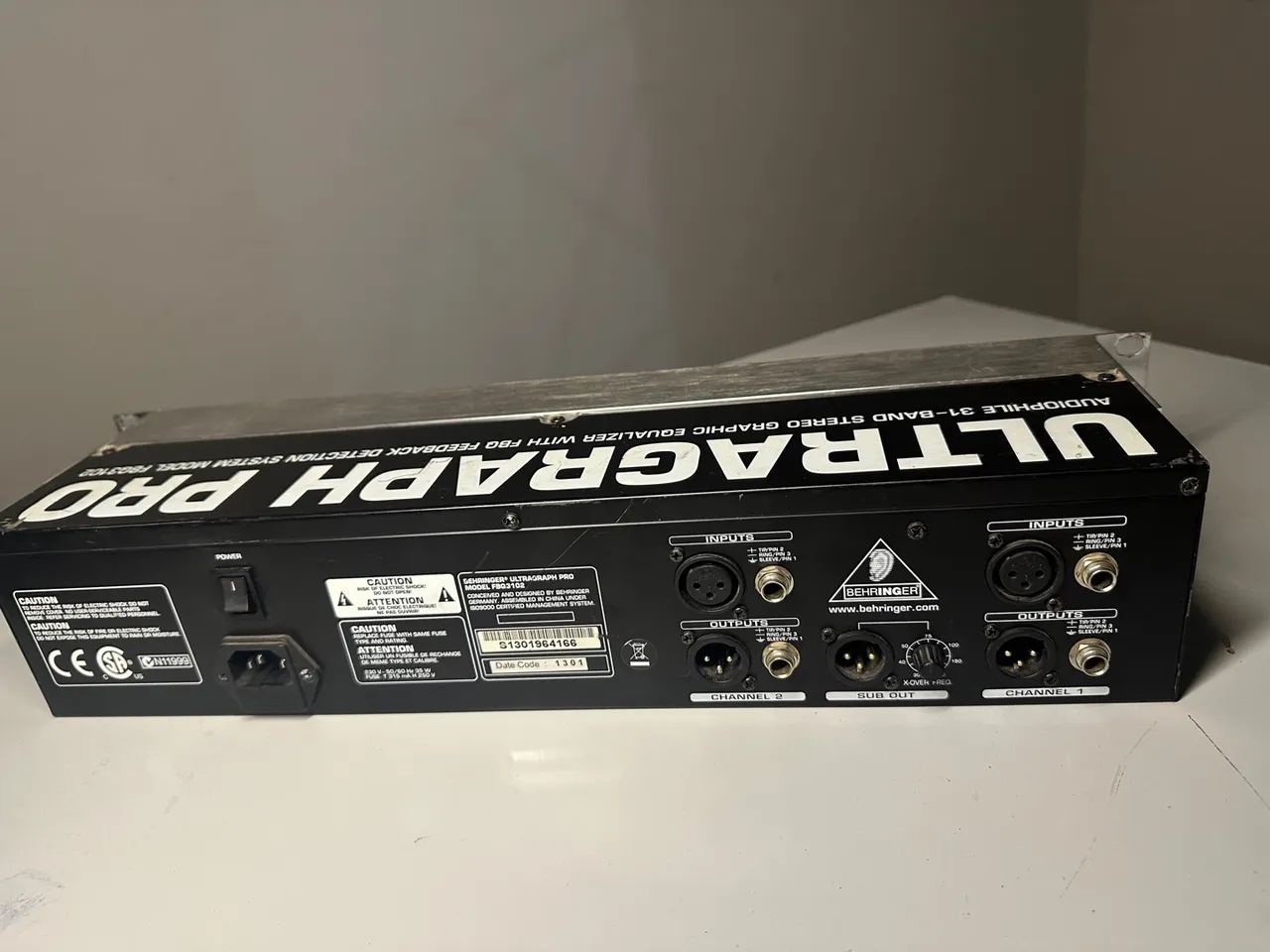 Equalizador behringer ultragraph pro FBQ3102 - Foto 3