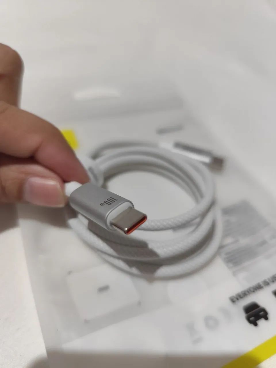 Cabo USB-C para USB-C Baseus 100W 1M - Foto 2