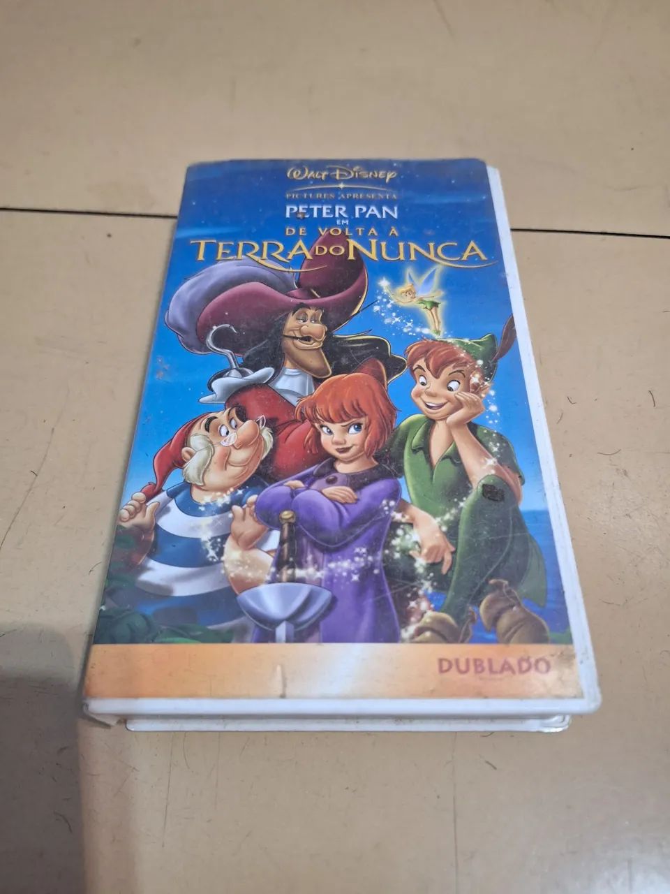 VHS Peter Pan de Volta A Terra do Nunca.
