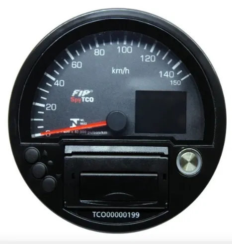 Tacógrafo Eletrônico Redondo Fip Spy Tco P/ Iveco Vw Ford Mb