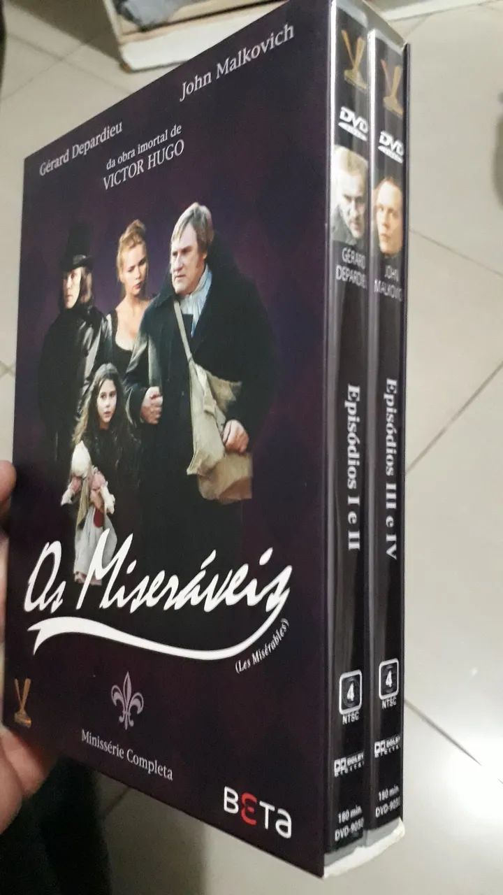 Os Miseráveis - Minissérie Completa - DVD - Foto 2