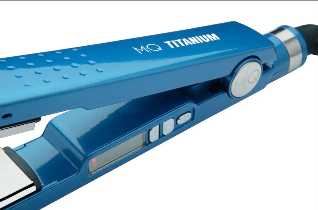 Prancha de Cabelo MQ Titanium Profissional Azul - Foto 4