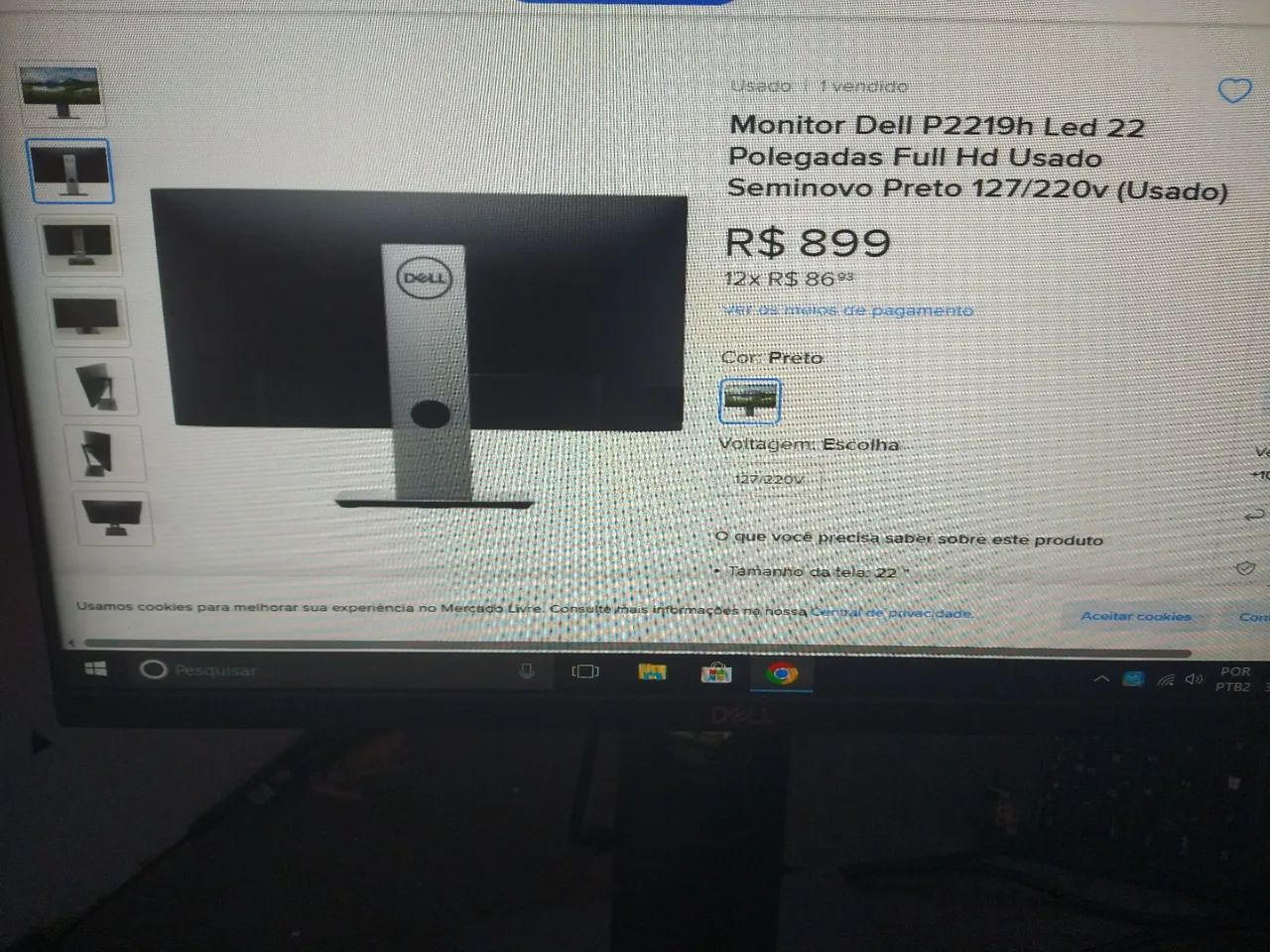 Monitor Dell 22 polegadas  - Foto 3