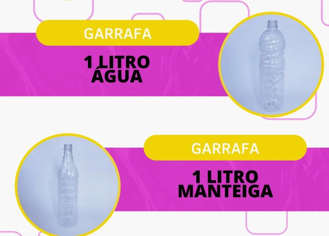 GARRAFAS PET P/SUCOS, ÁGUA DE COCO ETC.... - Foto 3