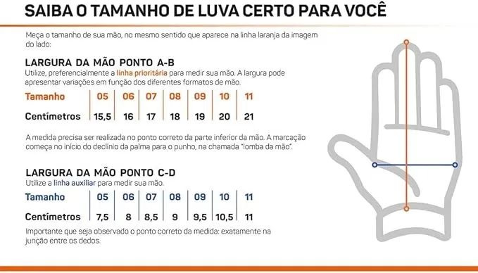 Luva Goleiro Umbro Guardian n° 09 Preta - Foto 4