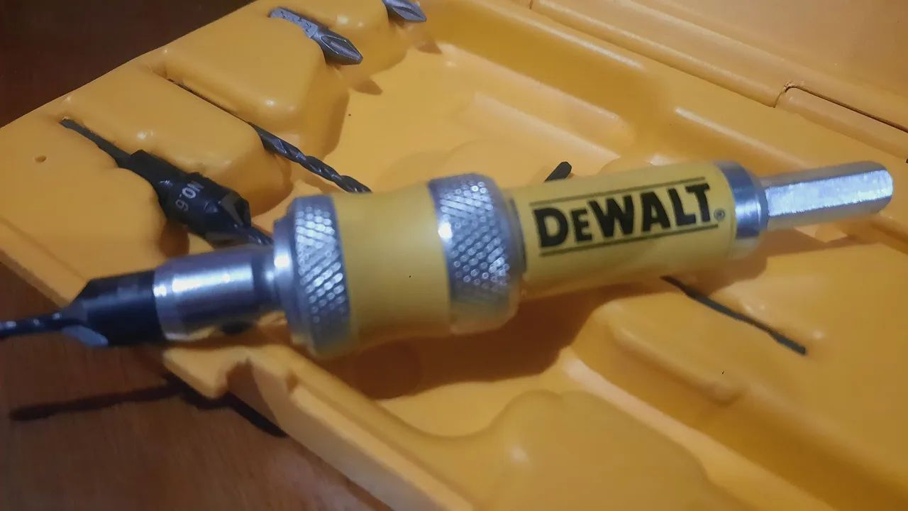 Kit DEWALT bits brocas escariador troca rapida 8pçs dw2730 - dewalt - Foto 5