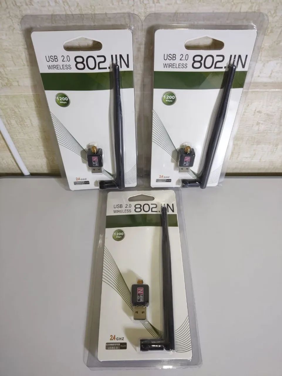 Adaptador Wi-Fi USB 802.11n 1200Mbps