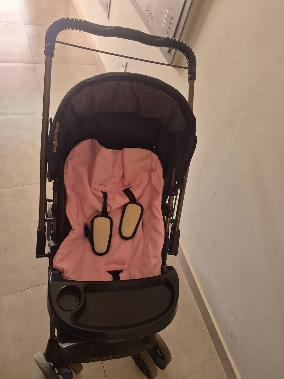 Carrinho de bebê galzerano com bebê conforto - Foto 2