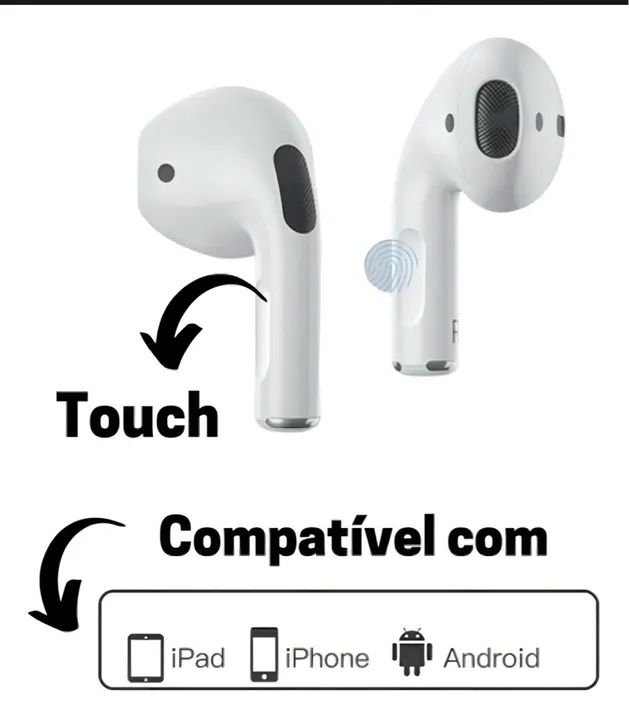 Fone Compatível Bluetooth iPhone/android Pro 3 Linha Premium - NOVO - Foto 2