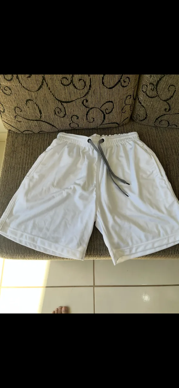 Bermuda Esportiva Branca