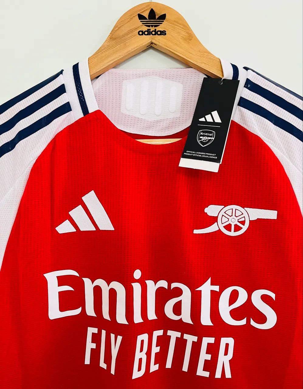 Camisa Arsenal da Inglaterra 2024/25 - Modelo Jogador (Pronta Entrega) - Foto 4