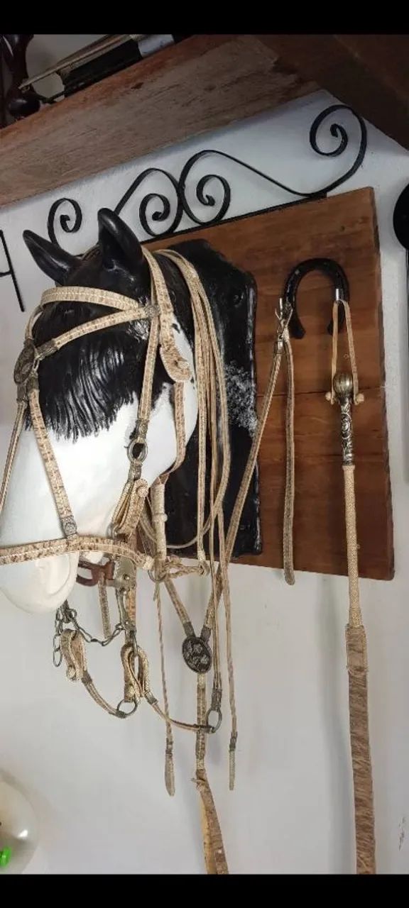 Cabeçada de Cavalo Decorativa - Foto 2