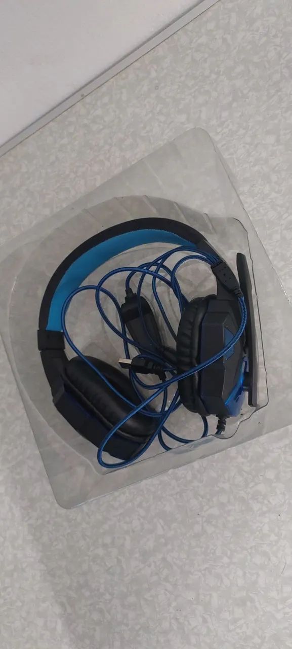 Headset gamer knup led USB/P2 2.08M - Foto 3