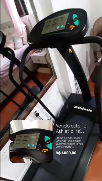 Esteira Elétrica Athletic - Foto 2