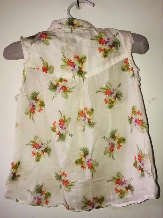Blusa de amarrar menina tam 4/5 anos Zara - Foto 6