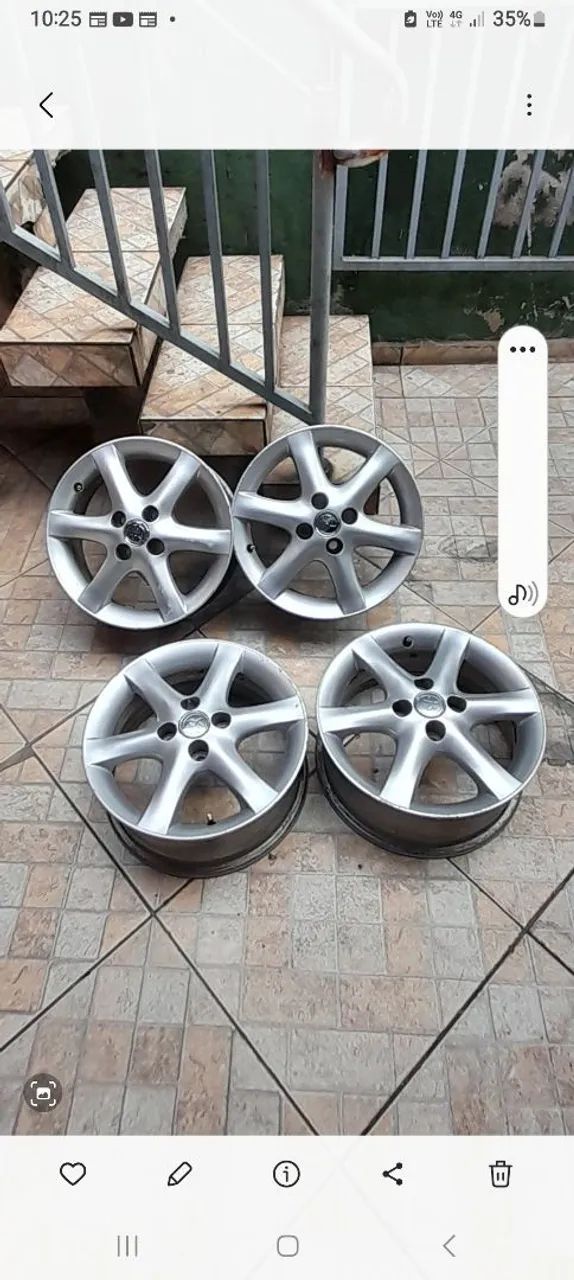 Rodas de liga leve aro 15 - Foto 3
