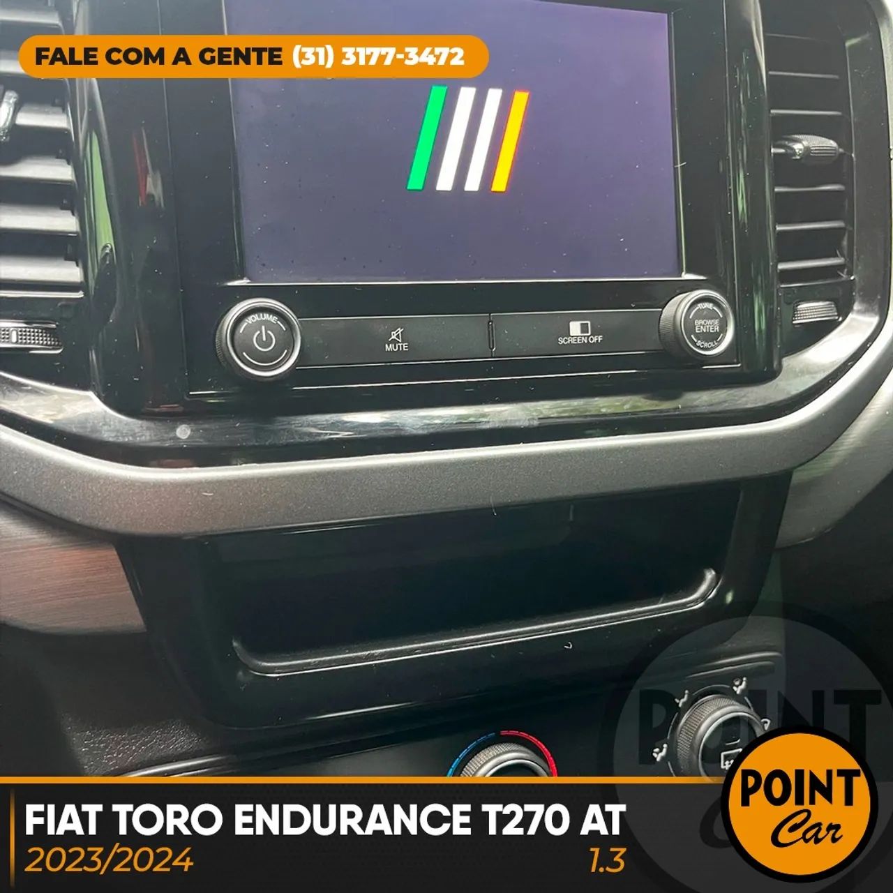 Fiat Toro Endurance 1.3 T270 4X2 Flex AUT 2024 - Foto 6