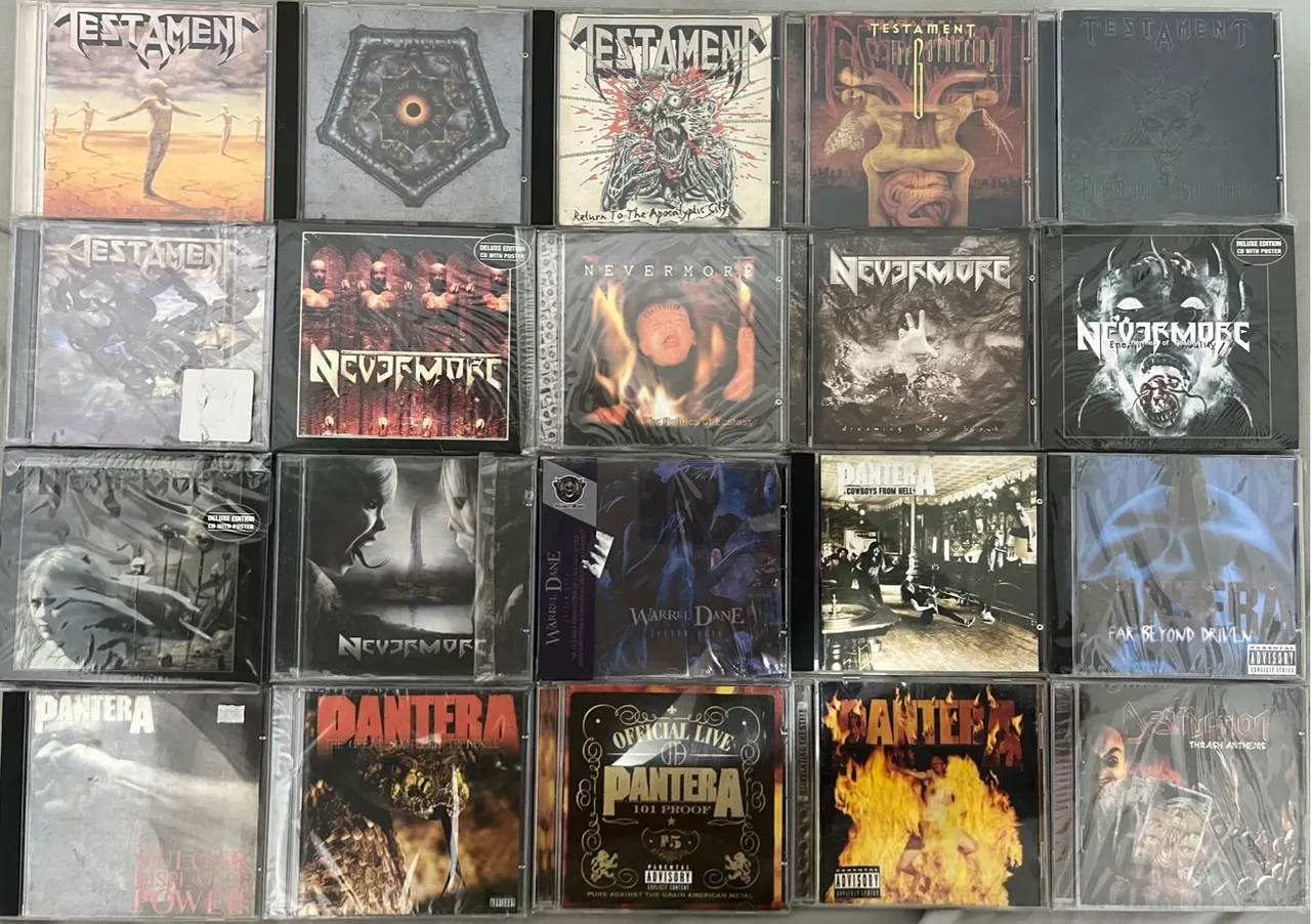 Cds Originais - Heavy, Thrash, Death Metal