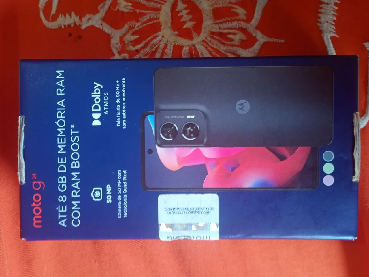 Moto G24  pouco tempo de uso