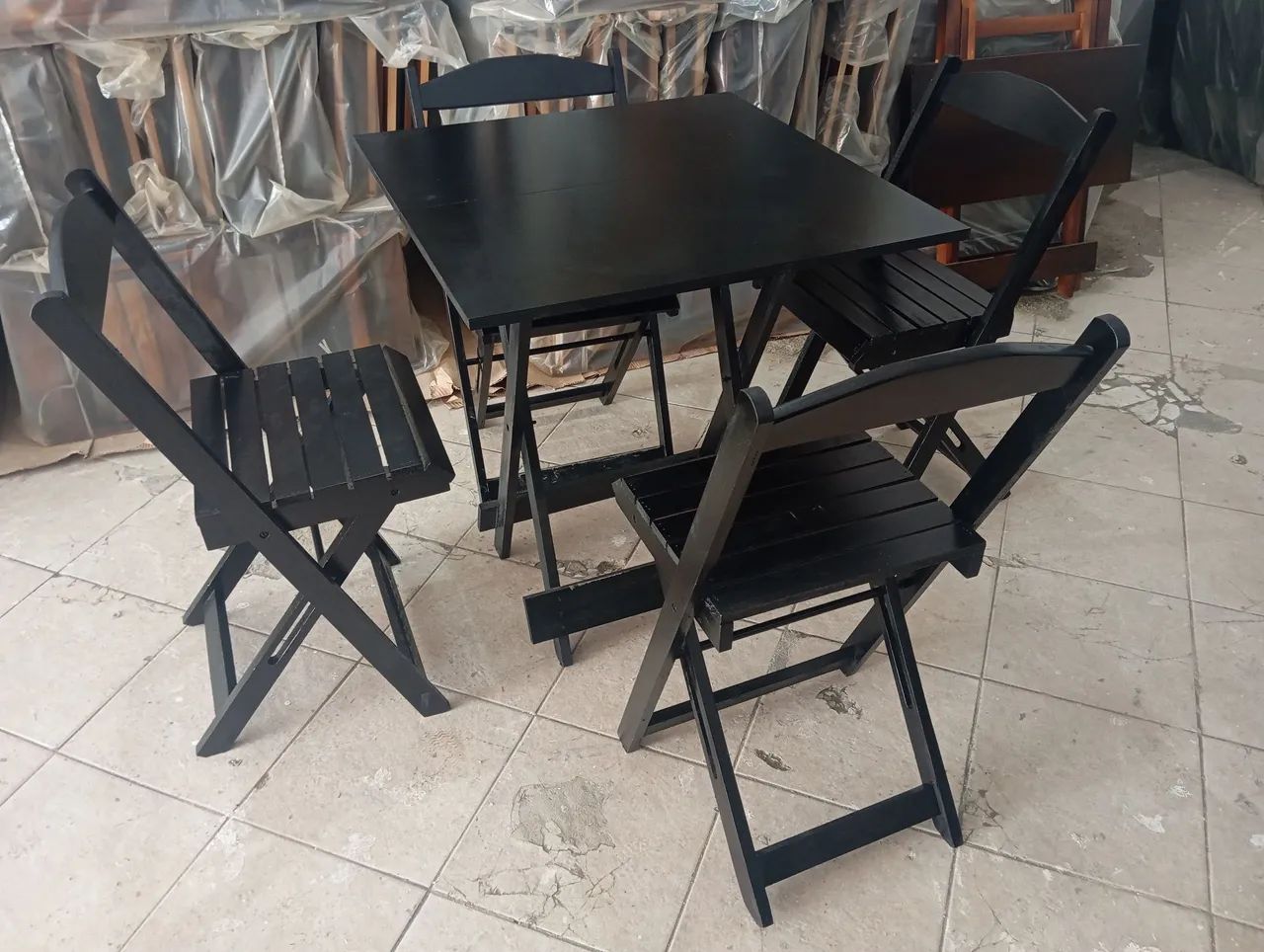 Conjunto De mesa Dobrável  - Foto 2