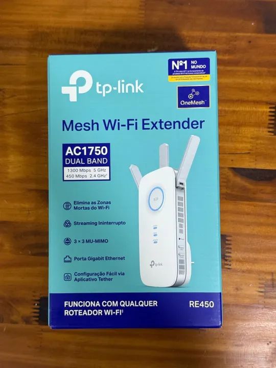 Repetidor De Sinal Tp Link Re450 1750mbps Wifi Ac Dual Band - Foto 2