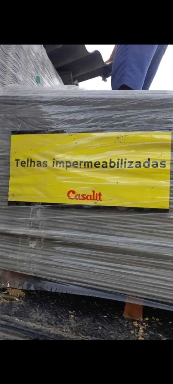 Telha já impermeabilizada fibrocimento na promoção fazemos entrega ligar ou zap *  - Foto 4